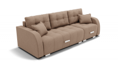 Диван Berhouse Нью Йорк-2 угол левый/правый ЗР Цвет фасада Светло коричневый Тип Левый/правый Материал фасада Металл/Велюр