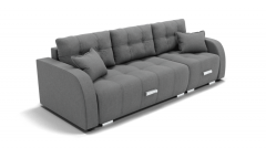 Диван Berhouse Нью Йорк-2 угол левый/правый ЗР Цвет фасада Серый Тип Левый/правый Материал фасада Металл/Велюр