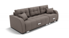 Диван Berhouse Нью Йорк-2 угол левый/правый ЗР Цвет фасада Серо коричневый Тип Левый/правый Материал фасада Металл/Велюр