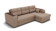 Диван Berhouse Сенатор-3 ППУ угол левый/правый ЗР Цвет фасада Светло коричневый Тип Левый/правый Материал фасада Металл/Велюр