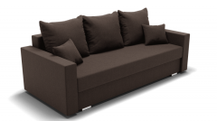 Диван Berhouse Олимп-1 ППУ ЗР Цвет фасада Коричневый Тип Прямой Материал фасада Металл/Велюр