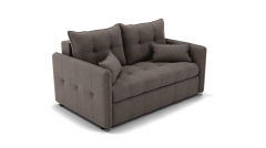 Диван Berhouse Палермо ЗР Цвет фасада Серо коричневый Тип Прямой Материал фасада Металл/Велюр