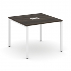 Стол переговорный 1 столешница Рива CONCEPT CN.PRG-011 Дуб Мали Белый