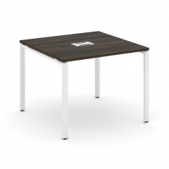 Стол переговорный 1 столешница Рива CONCEPT CN.PRG-011 Дуб Мали Белый