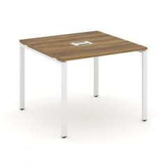 Стол переговорный 1 столешница Рива CONCEPT CN.PRG-011 Сандал Янтарный Белый