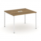 Стол переговорный 1 столешница Рива CONCEPT CN.PRG-012 Сандал Янтарный Белый