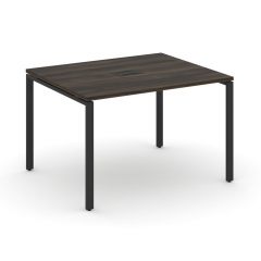 Стол переговорный 1 столешница Рива CONCEPT CN.PRG-012 Дуб Мали Черный