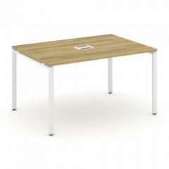 Стол переговорный 1 столешница Рива CONCEPT CN.PRG-013 Дуб Винченцо Белый