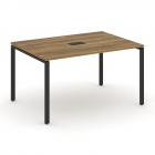 Стол переговорный 1 столешница Рива CONCEPT CN.PRG-013 Сандал Янтарный Черный