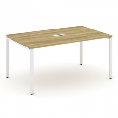 Стол переговорный 1 столешница Рива CONCEPT CN.PRG-014 Дуб Винченцо Белый