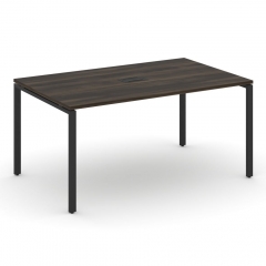 Стол переговорный 1 столешница Рива CONCEPT CN.PRG-014 Дуб Мали Черный