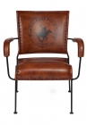 Кресло Tetchair Secret De Maison MAJOR mod. M-14530 металл/кожа буйвола, 655875, коричневый