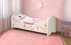 Кровать детская Матрица с фотопечатью Малышка 4 6001400 Белый