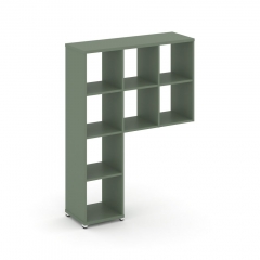 Надставка на стол высокая без наполнения Рива CONCEPT CN.NV-001 Кобо Белый металл