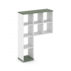 Надставка на стол высокая без наполнения Рива CONCEPT CN.NV-001 Сандал Янтарный Белый бриллиант Белый металл