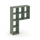 Надставка на стол высокая без наполнения Рива CONCEPT CN.NV-001 Кобо Черный металл