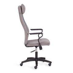 Кресло Tetchair AVIATOR флок, ткань , серый/серый, 29/W-12