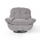 Электрическое кресло-реклайнер Eureka Eureka с местом для хранения вещей, серый