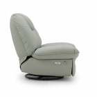 Кресло-реклайнер Eureka Eureka EEA02 с откидной спинкой и функцией качания, серый