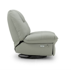 Кресло-реклайнер Eureka Eureka EEA02 с откидной спинкой и функцией качания, серый