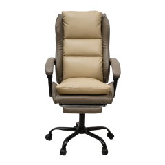 Кресло KINGQUEEN 897 KINGQUEEN, цвет светло-серый/бежевый, 897-lgray-beige