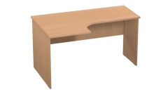 Стол компьютерный угловой Альтерна Р.РС-14 левый Дуб Сонома светлый