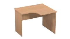Стол компьютерный угловой Альтерна Р.РС-12 правый Дуб Сонома светлый