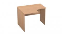 Стол компьютерный угловой Альтерна Р.РС-12 левый Дуб Сонома светлый