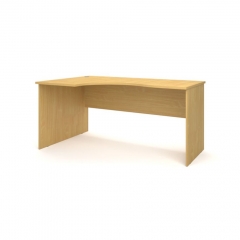 Стол компьютерный угловой Альтерна Р.СКУ-14 левый Дуб Сонома светлый