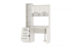 Стол компьютерный ПАМИР ПКС-5 ЛДСП дуб крафт белый