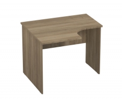 Стол компьютерный угловой Альтерна Р.РС-12 левый Ясень светлый