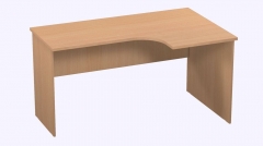 Стол компьютерный угловой Альтерна Р.РС-16 правый Крафт белый