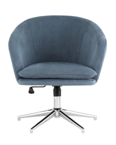 Кресло Stool Group Харис замша синий NC
