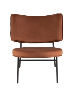 Кресло Stool Group District Lounge велюр Шоколадный