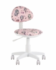 Кресло компьютерное детское Stool Group УМКА Girls пластик белый