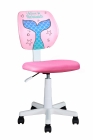 Кресло компьютерное детское Stool Group ЛОЛО Mermaid Tail пластик белый