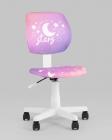 Кресло компьютерное детское Stool Group ЛОЛО Starry Night пластик белый