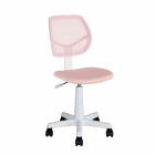 Кресло компьютерное детское Stool Group ЛОЛО розовый пластик белый