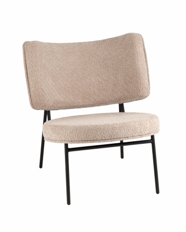 Кресло Stool Group District Lounge букле Капучино