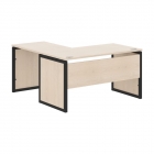 Стол письменный угловой правый Skyland XTEN-QP XQPCT 1415 R Бук Тиара Антрацит