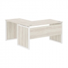 Стол письменный угловой правый Skyland XTEN-QP XQPCT 1415 R Сосна Эдмонт Белый