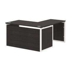 Стол письменный угловой левый Skyland XTEN-QP XQPCT 1415H L Дуб Юкон Белый