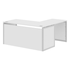 Стол письменный угловой левый Skyland XTEN-QP XQPCT 1615H L Белый Серый