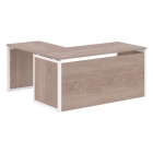 Стол письменный угловой правый Skyland XTEN-QP XQPCT 1615H R Дуб Сонома Белый