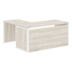 Стол письменный угловой правый Skyland XTEN-QP XQPCT 1615H R Сосна Эдмонт Белый