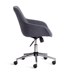 Кресло Tetchair DUBLIN хром вельвет, графит