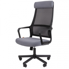 Кресло руководителя Chairman Chairman 590 ткань/сетка Серый