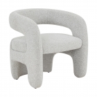 Кресло лаунж Stool Group Bones жемчужный