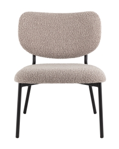 Кресло лаунж Stool Group Jamie букле серый