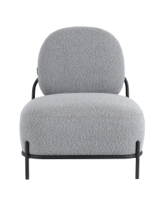 Кресло Stool Group Стоун new ткань букле серый